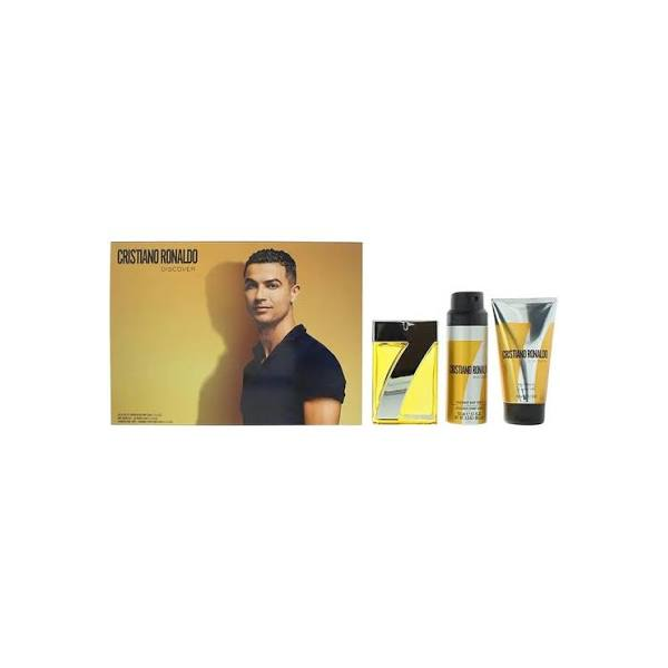 Cristiano Ronaldo CR7 Discover подаръчен комплект с тоалетна вода 100мл за мъже | monna.bg