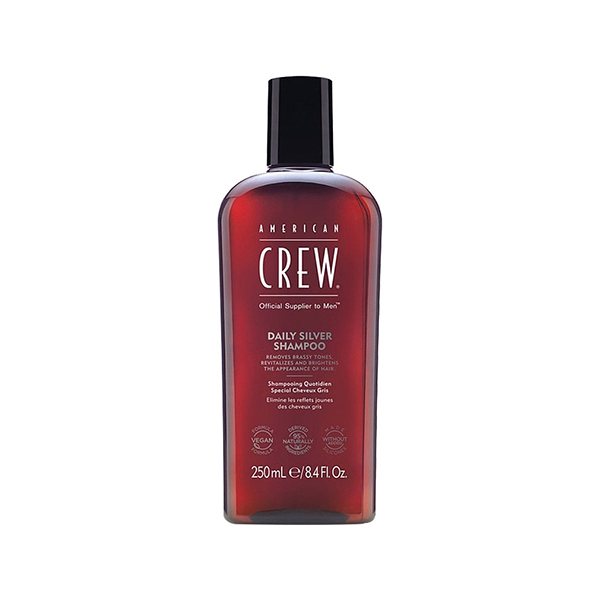 American Crew Daily Silver Shampoo шампоан за изрусена коса или коса с кичури за мъже | monna.bg