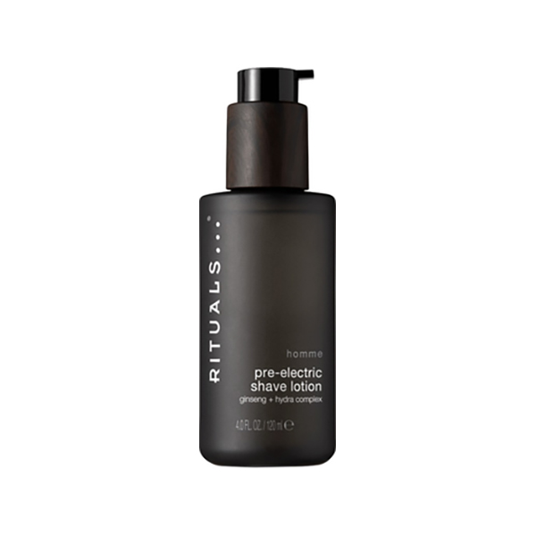 Rituals Homme Pre-Electric Shave Lotion Ginseng + Hydra Complex почистващ гел за бръснене и почистване на лицето за мъже | monna.bg